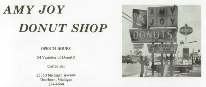 Amy Joy Donuts - Dearborn - 25350 Michigan Ave 1 - 1975 (newer photo)